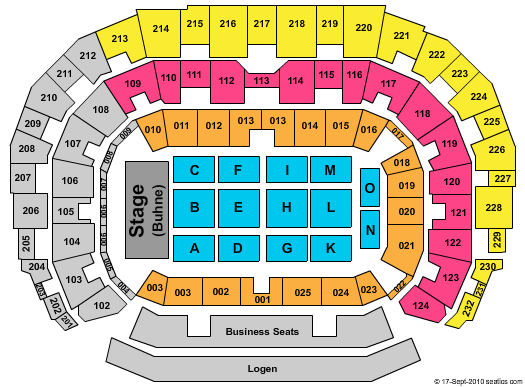 Iss Dome Seating Chart